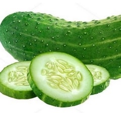 Whitening masks with cucumber