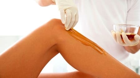 sugaring before and after photo