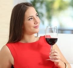 красное вино польза
